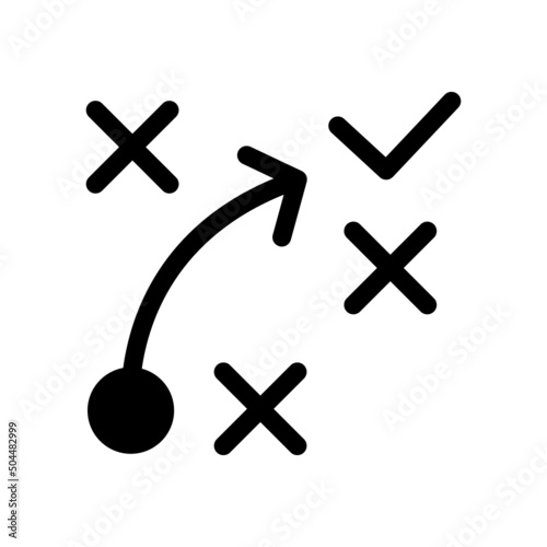 Strategy Icon Vector Symbol Design Illustration