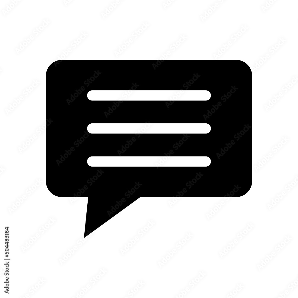 Chat Icon Vector Symbol Design Illustration Chat Icon Vector Symbol Design Illustration