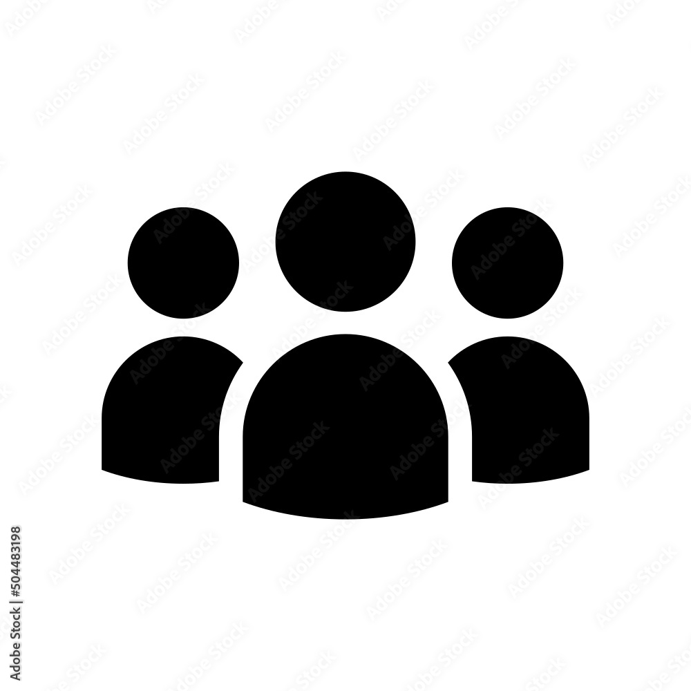 Group Icon Vector Symbol Design Illustration Group Icon Vector Symbol Design Illustration