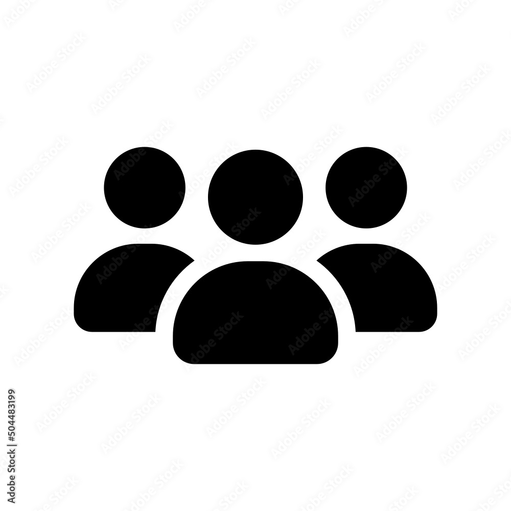 Group Icon Vector Symbol Design Illustration Group Icon Vector Symbol Design Illustration