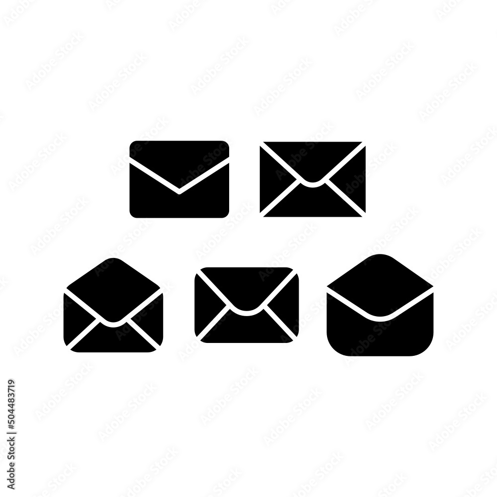 Email Icon Set Vector Symbol Design Illustration Email Icon Set Vector Symbol Design Illustration
