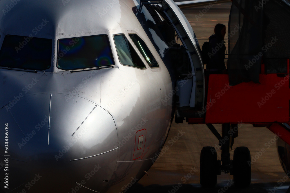 airplane in the airport