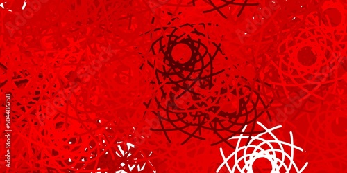 Light Orange vector background with random forms.