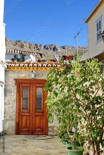 Stone building on Hydra, Greek Isles