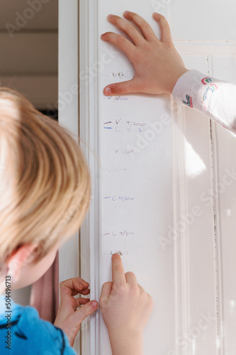 Measuring How Tall They've Grown photo