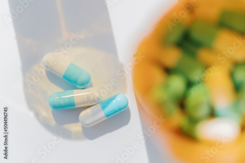 Pills and Prescription Bottle