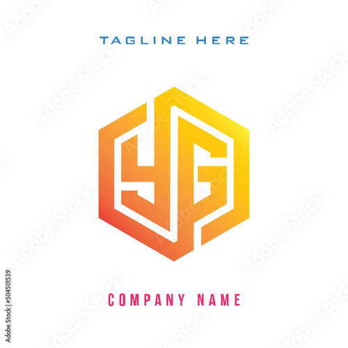 Free Download YG  lettering logo is simple, easy to understand and authoritative - GFXLoad