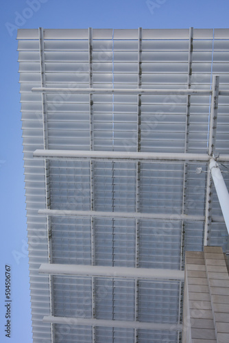 White Roof Overhang