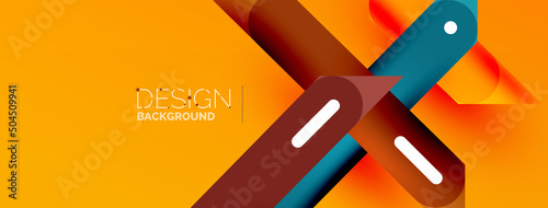 Background overlapping lines. Dynamic lines abstract wallpaper. Straight lines composition vector illustration for wallpaper banner background or landing page