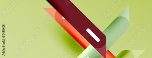 Background overlapping lines. Dynamic lines abstract wallpaper. Straight lines composition vector illustration for wallpaper banner background or landing page