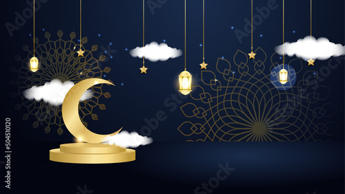 vector illustration. Muslim holiday Eid al-Adha. the sacrifice a ram or white and black sheep. graphic design decoration kurban bayrami. month lamb and a lamp.Translation from Arabic: Eid al-Adha