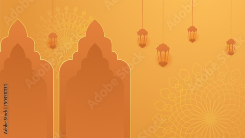 vector illustration. Muslim holiday Eid al-Adha. the sacrifice a ram or white and black sheep. graphic design decoration kurban bayrami. month lamb and a lamp.Translation from Arabic: Eid al-Adha
