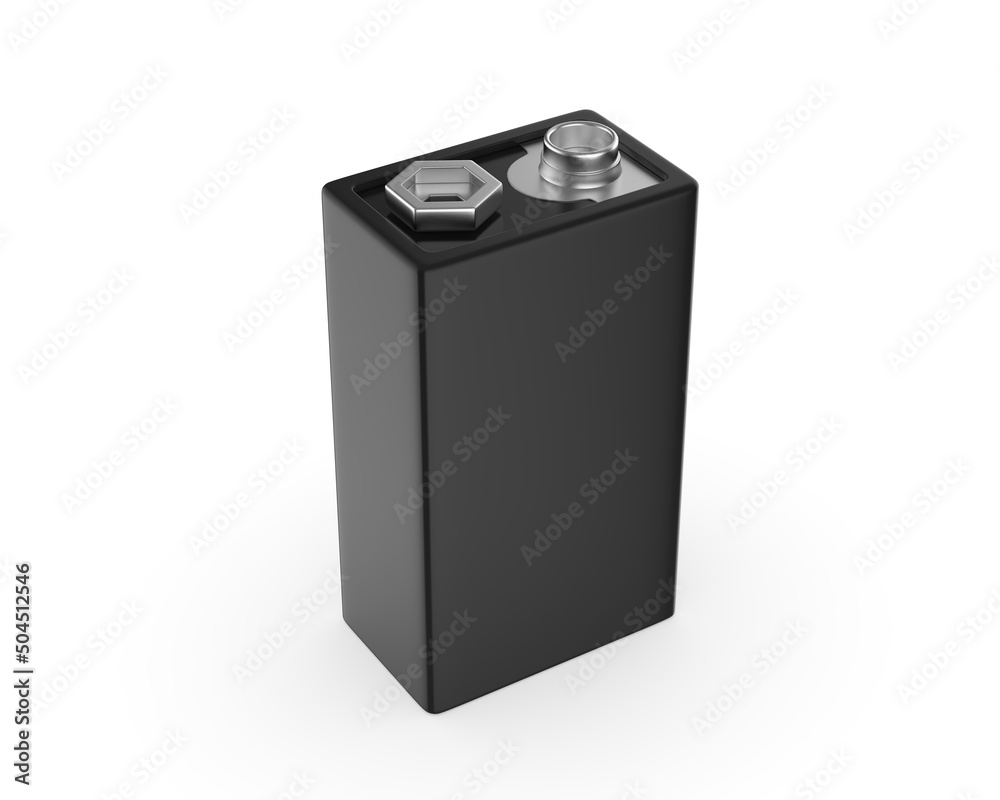 Blank Battery template, 3d render illustration. Blank Battery template, 3d render illustration.