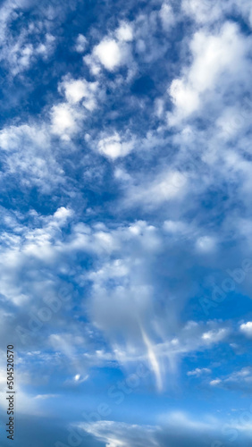 Beautiful blue sky and clouds