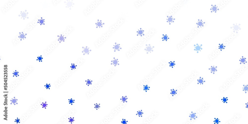 Light blue vector backdrop with virus symbols. Light blue vector backdrop with virus symbols.