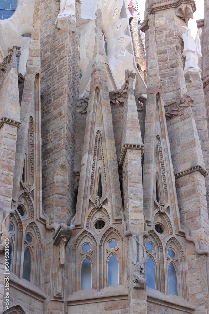 Barcelona, Spain - september 28th 2019: Sagrada Familia