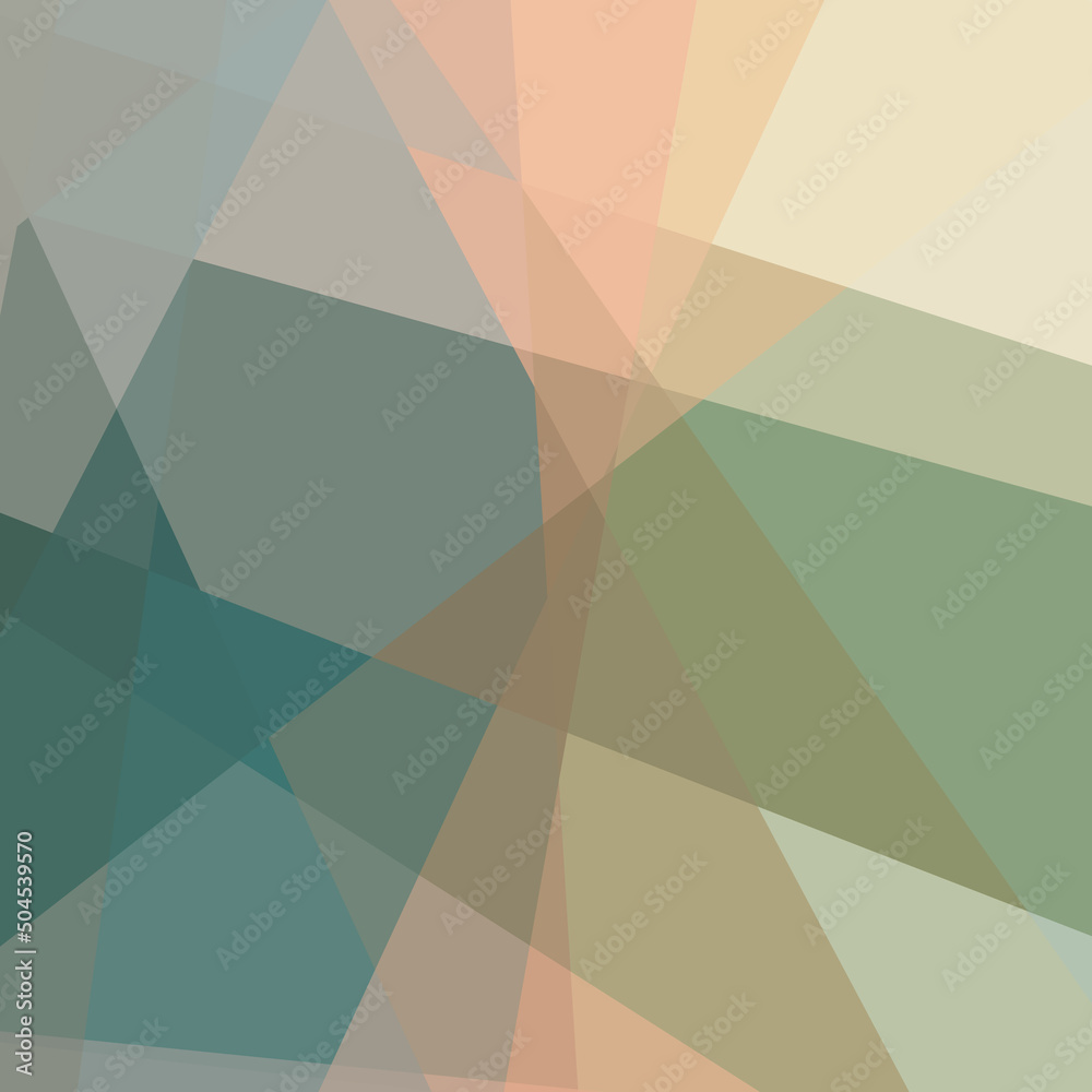 Fototapeta premium Abstract computational color Polygones background illustration