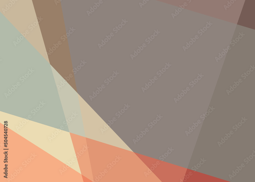 Obraz premium Abstract computational color Polygones background illustration