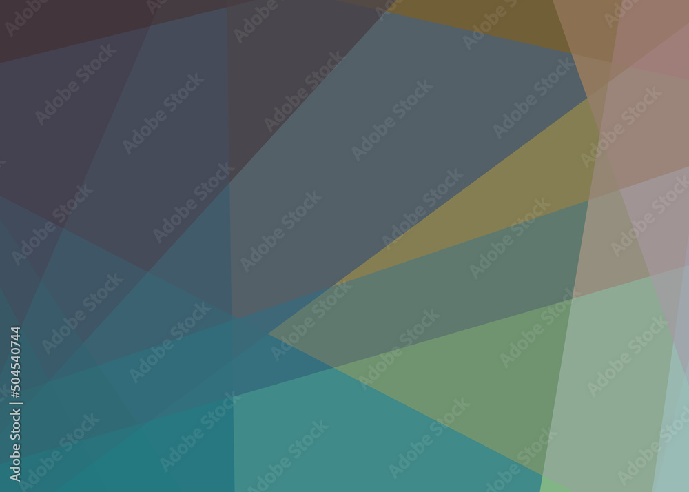 Fototapeta premium Abstract computational color Polygones background illustration
