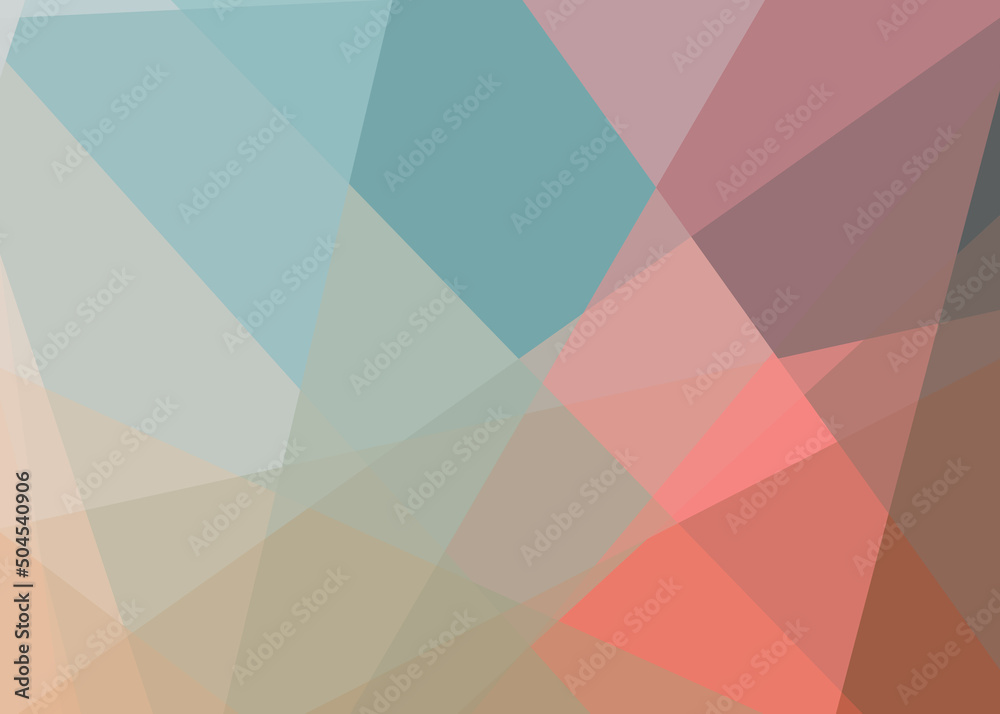 Obraz premium Abstract computational color Polygones background illustration