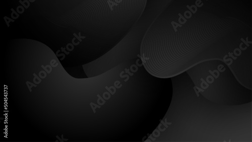 Futuristic perforated technology abstract background with yellow neon glowing lines. Vector banner design