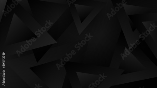 Smooth elegant black satin texture abstract background. Luxurious background design