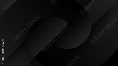 Smooth elegant black satin texture abstract background. Luxurious background design