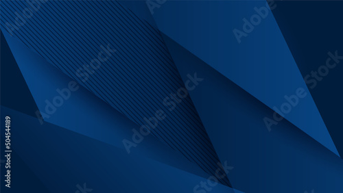 3D abstract dark blue background with dots pattern vector design, technology theme, dimensional dotted flow in perspective, big data, nanotechnology