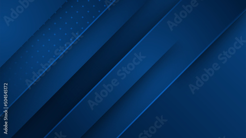 Up light arrow on dark blue background with copy space, business growth concept.
