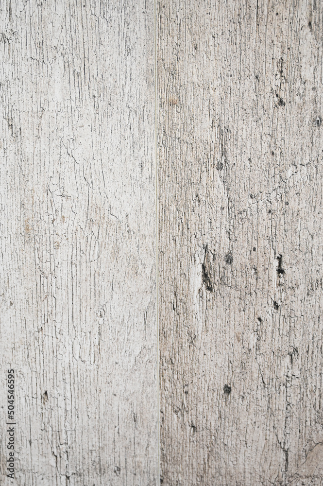 Old rustic light bright wooden texture. White-washed rustic wooden background