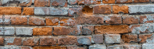 Old brick wall textured background