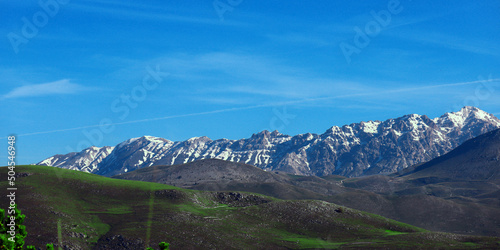 Canvas Print Apennines view from Rocca Calascio, located within the Gran Sasso National Park,