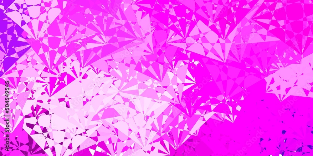 Light Purple, Pink vector background with random forms.