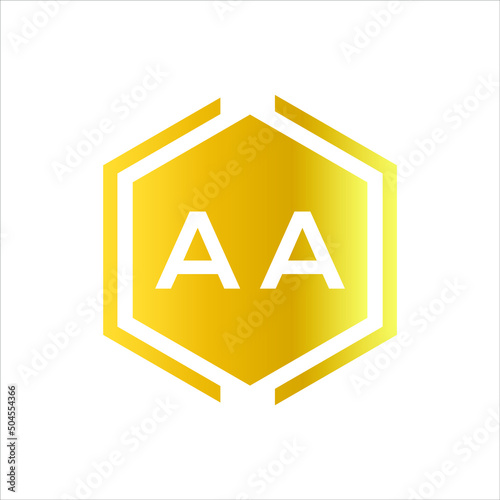 AA  letter logo design on white background. AA creative initials  letter logo concept. AA  letter design.