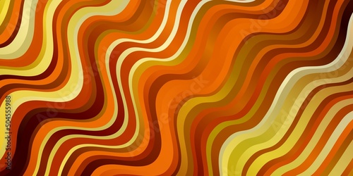 Light Orange vector backdrop with bent lines.