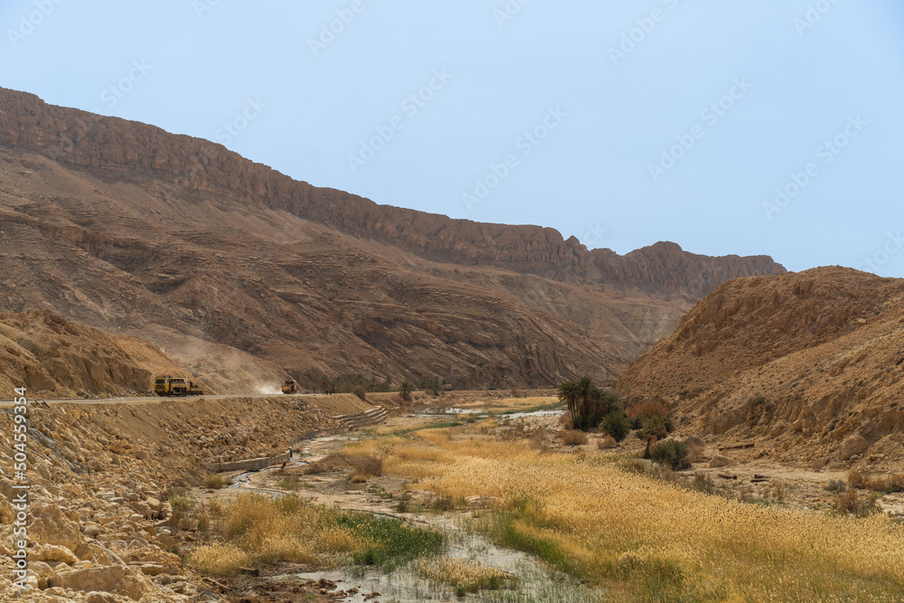 views of Selja Gorges -western Tunisia -Gafsa governorate - Tunisia