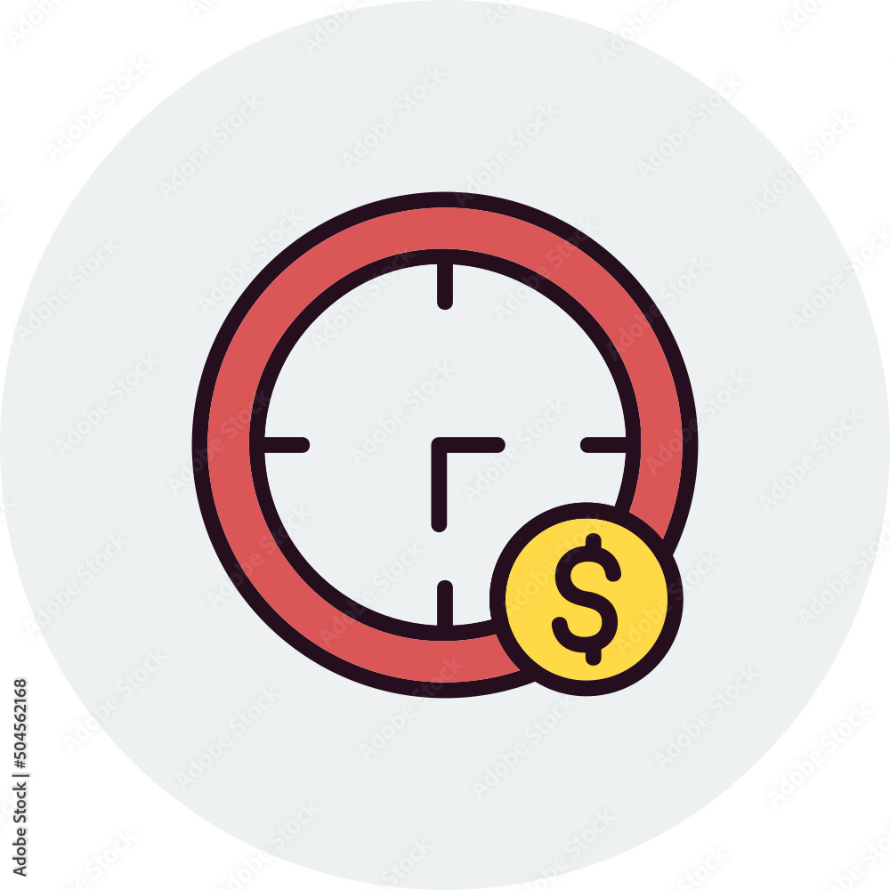 Time Is Money Icon