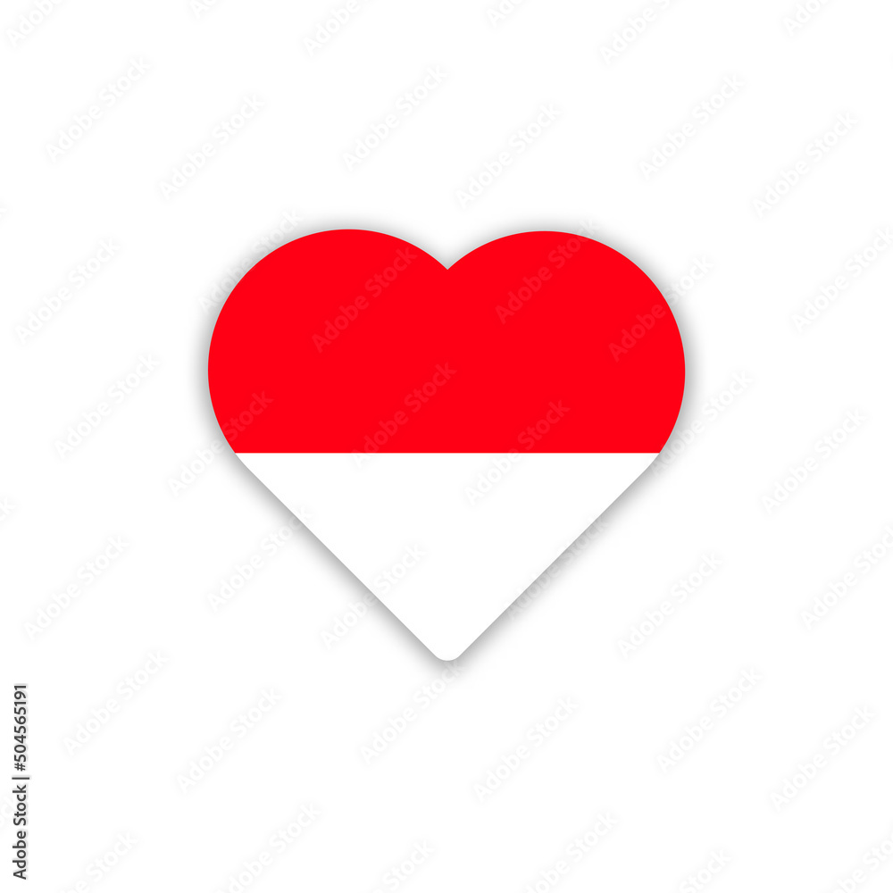 Vector illustration of the Indonesian National Flag Vector illustration of the Indonesian National Flag