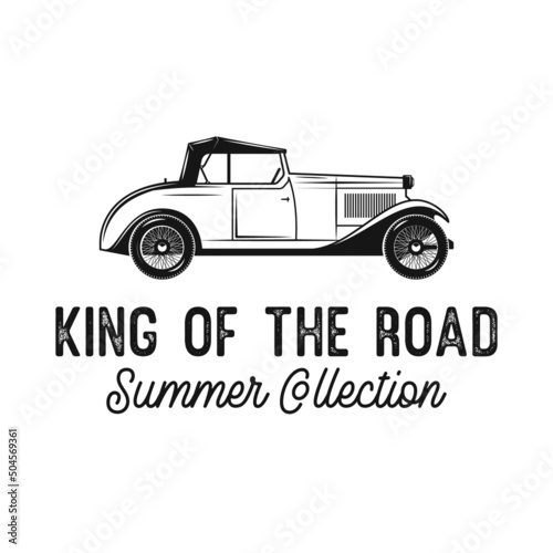King of the road banner