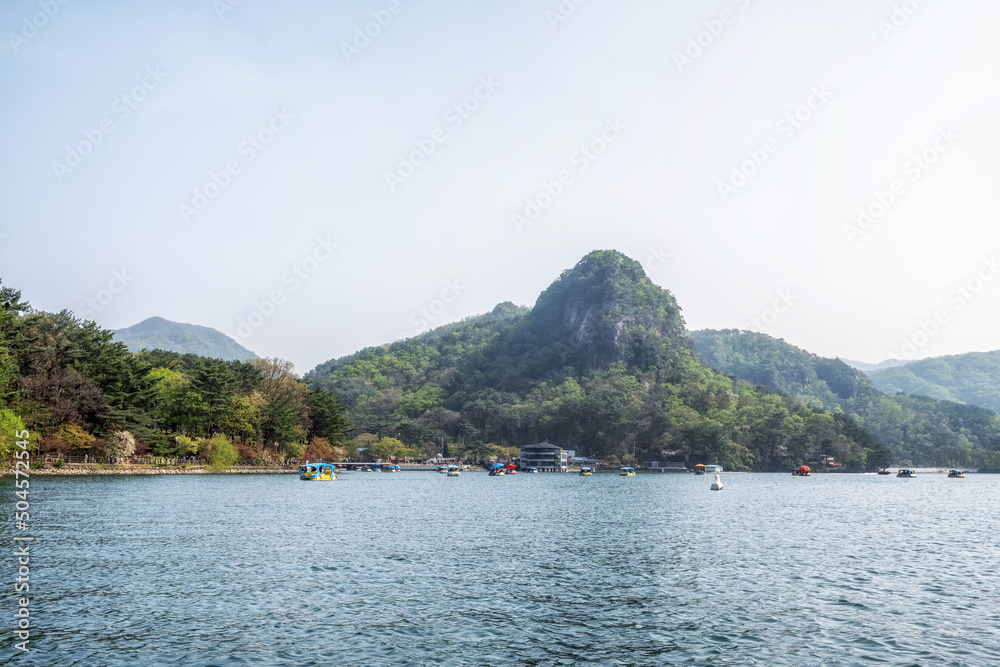 sanjeong lake in pocheon