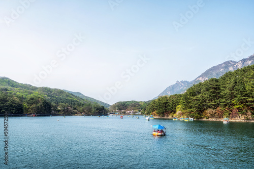 sanjeong lake in pocheon photo