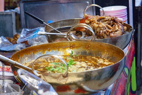 cooking fish in a pan