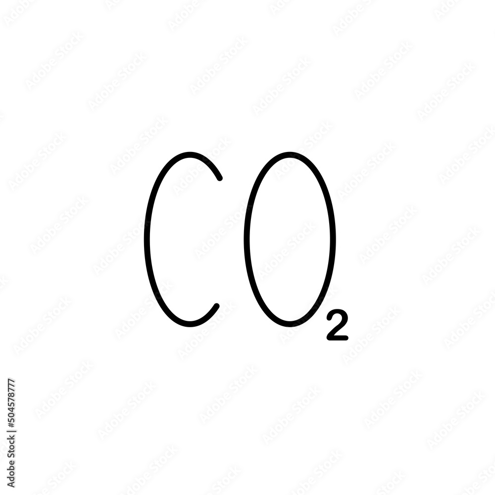 Carbon monoxide pollution vector icon eps 10 Carbon monoxide pollution vector icon eps 10