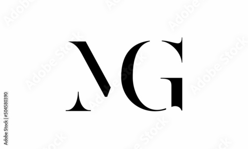 MG Logo. Letter MG logo vector design illustration