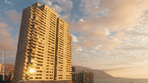 building timelapse in iquique chile photo