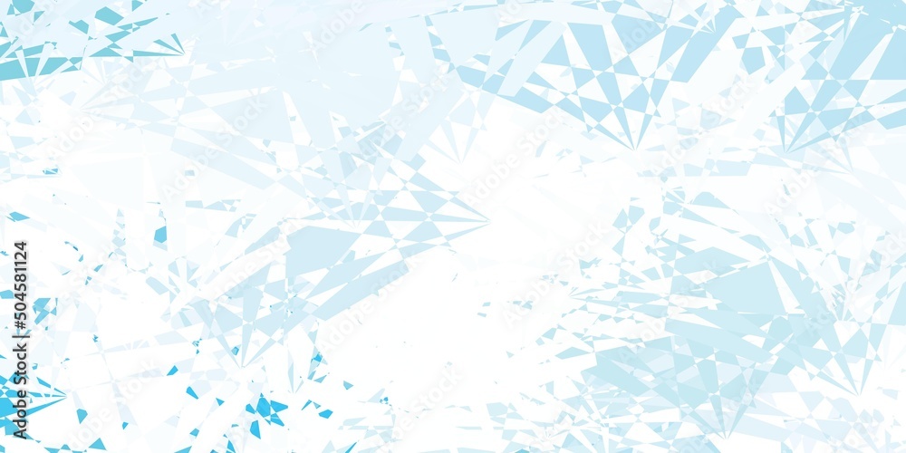 Fototapeta premium Light Pink, Blue vector texture with memphis shapes.