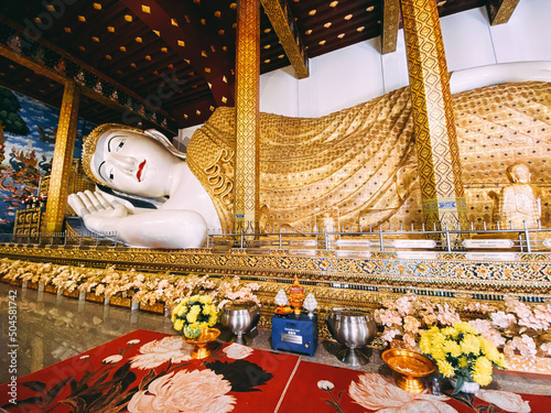 Wat Ban Den or Wat Banden complex temple in Mae Taeng District, Chiang Mai, Thailand photo