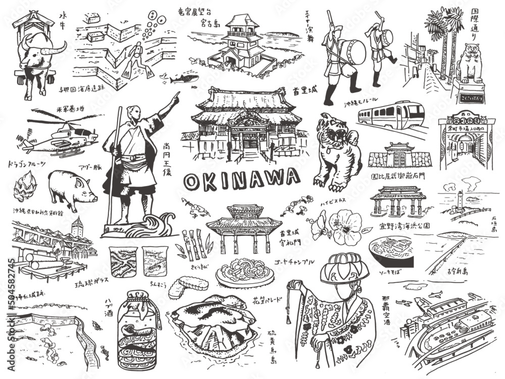沖縄県のイラスト