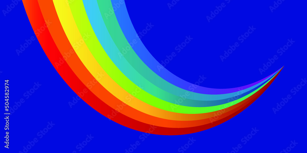 Vector dynamic rainbow background art