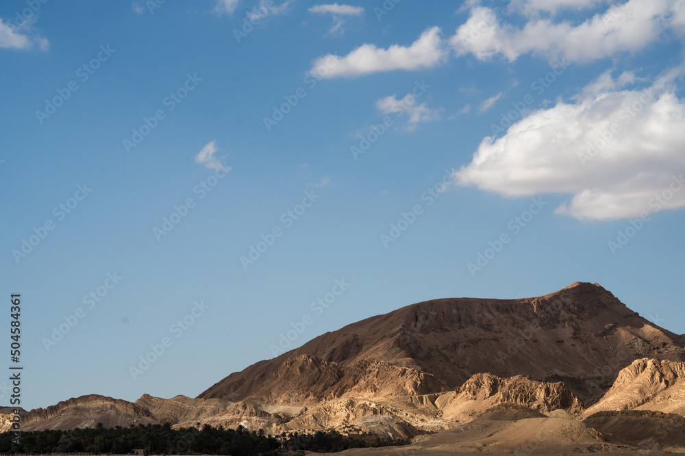views of Selja Gorges mountains -western Tunisia -Gafsa governorate - Tunisia